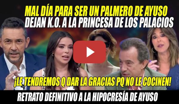 Embedded thumbnail for Javier Ruiz SACA ARTILLERÍA PESADA contra Ayuso x LUCIR PALMITO en PLACETE pagado x los MADRILEÑOS🔥