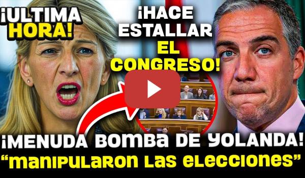 Embedded thumbnail for 💥¡¡LO REVELA TODO!! ¡MANIPULABAN LAS ELECCIONES! Yolanda Díaz DESTAPA BOMBAZO del PP de Galicia
