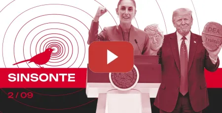 Embedded thumbnail for Sheinbaum a Trump: “Colaboración no es sometimiento” / Investigan a la DEA | SINSONTE 2x23