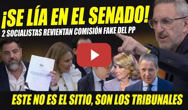 Embedded thumbnail for ¡LES PONEN FRENTE AL ESPEJO! DOS SOCIALISTAS LES CANTAN LAS 40 AL PP POR COMISIÓN FAKE EN SENADO.