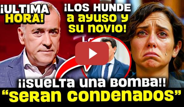 Embedded thumbnail for 💥¡AHORA! FORTES DA UNA LECCIÓN A AYUSO: “TELEMADRID OCULTA QUE SU NOVIO ESTÁ PROCESADO” ¡KO TOTAL!
