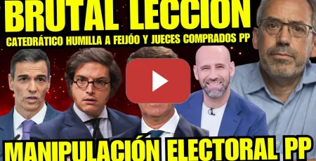 Embedded thumbnail for ¡BRUTAL! CATEDRÁTICO JOAQUÍN URÍA REVIENTA A FEIJÓO POR PUCHERAZO ELECTORAL "CORRUPCIÓN JUECES"