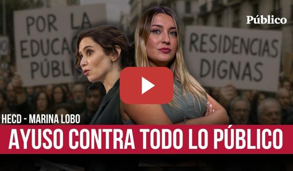 Embedded thumbnail for Madrid ya no soporta más recortes: Marina Lobo expone la tijera de Ayuso a lo público