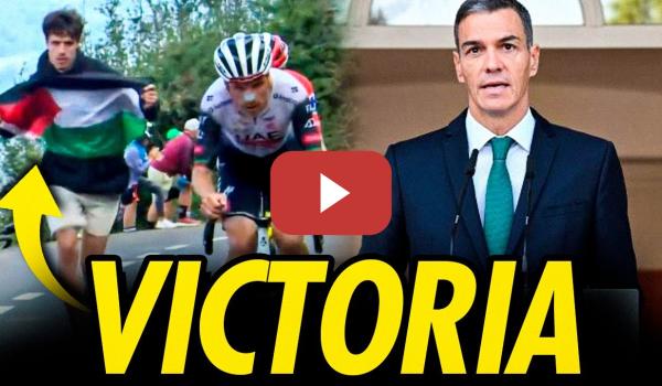 Embedded thumbnail for VICTORIA DEL BOICOT A LA VUELTA CICLISTA Y SÁNCHEZ INFORMA MEDIDAS CONTRA ISRAEL