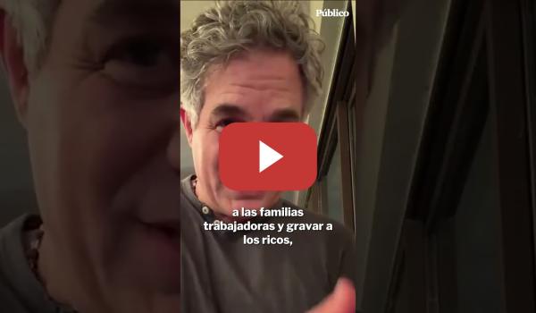 Embedded thumbnail for El actor Mark Ruffalo: "Impuestos a los ricos... Pueden con ello, créeme"