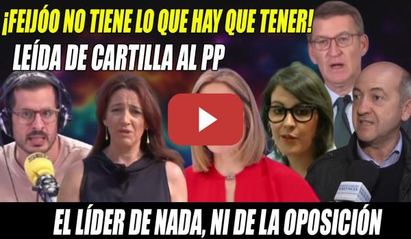 Embedded thumbnail for ¡NI IDEA de GESTIONAR!🔥El PP CONTRA las CUERDAS🔥Ingeniero,Sastre, y Losada HUNDEN a Feijóo