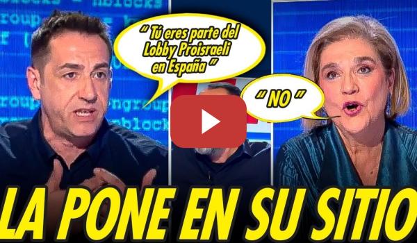 Embedded thumbnail for LE PINTAN LA CARA A PILAR RAHOLA POR SIONISTA Y MENTIROSA