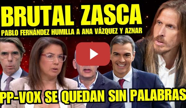Embedded thumbnail for ¡BOMBAZO! PABLO FERNÁNDEZ DESTROZA A ANA VÁZQUEZ POR LEY DE MONTES CREADA POR AZNAR