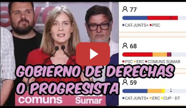 Embedded thumbnail for Los Comunes pueden presionar para un gobierno de izquierdas en Cataluña