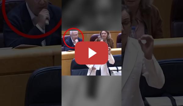 Embedded thumbnail for Javier Arenas, pillado fumando un vapeador en el Senado detrás de la ministra de Sanidad