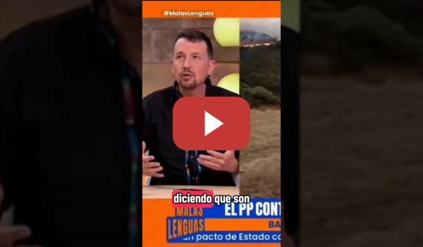 Embedded thumbnail for Pablo Iglesias deja claro como responder a la incompetencia de la derecha por los incendios