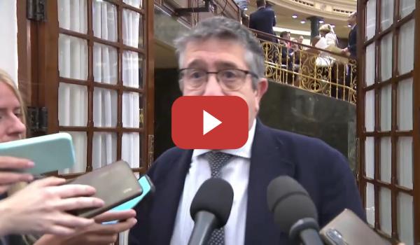 Embedded thumbnail for Patxi López dice que está &quot;harto de la cacería&quot; contra los socialistas