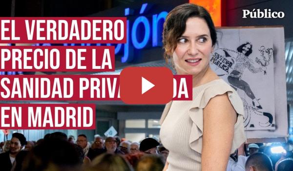 Embedded thumbnail for El informe de la Cámara de Cuentas destapa el coste real de la sanidad público-privada en Madrid