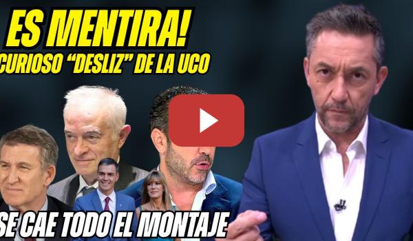 Embedded thumbnail for DESTAPAN el MONTAJE contra BEGOÑA GÓMEZ y SÁNCHEZ ¡ALDAMA CONFIESA MENTIRAS! El PP COME sus PALABRAS
