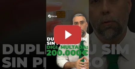 Embedded thumbnail for DIGI MULTADA CON 200.000 EUROS POR DUPLICAR SU SIM SIN PERMISO
