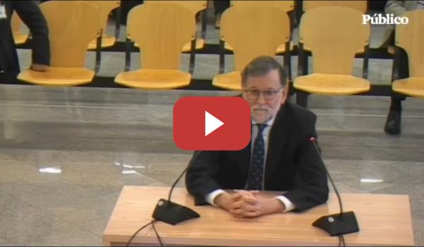 Embedded thumbnail for M. Rajoy: el testigo que no sabe nada protegido por la jueza