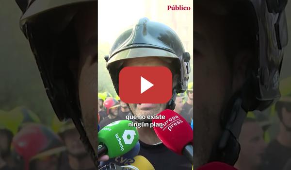 Embedded thumbnail for Los bomberos del Pais Valencià denuncian el abandono por parte del Gobierno de Mazón