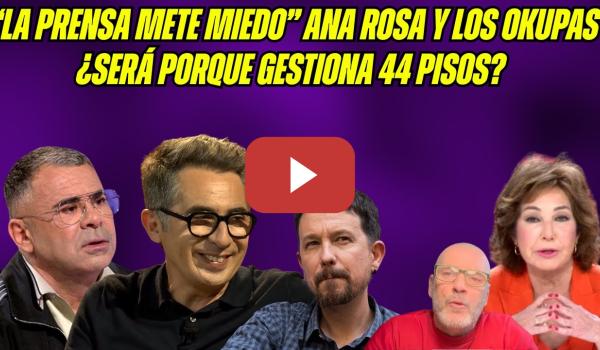 Embedded thumbnail for Berto Romero y el Cura de Valdepeñas le dan un SONORO CORTE a ANA ROSA por sus MENTIRAS y los OKUPAS