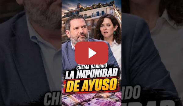 Embedded thumbnail for CHEMA GARRIDO Vs AYUSO 🤯: "Cobra 100.000€, no puede utilizarlo para dar pena"