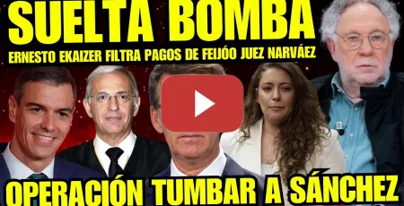 Embedded thumbnail for ERNESTO EKAIZER REPARTE OSTIAS AL JUEZ NARVAEZ POR AMIGUISMO CON FEIJÓO "CORRUPCIÓN JUDICIAL PP"
