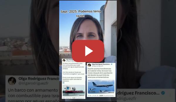 Embedded thumbnail for Y seguimos tratando con Armas que luego van para Israel