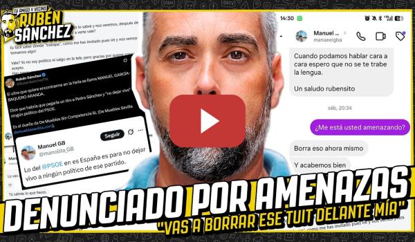 Embedded thumbnail for "VAS A BORRAR ESE TUIT delante mía y TE HARÉ UNA FOTO para tus fans" | Ultra DENUNCIADO POR AMENAZAS