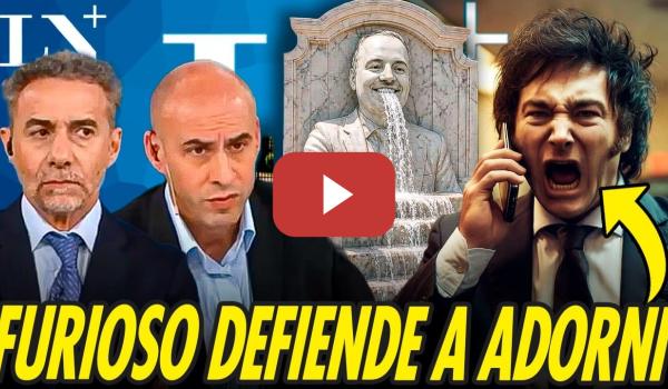 Embedded thumbnail for MILEI SE VUELVE LOCO EN LA TELE DEFENDIENDO A ADORNI