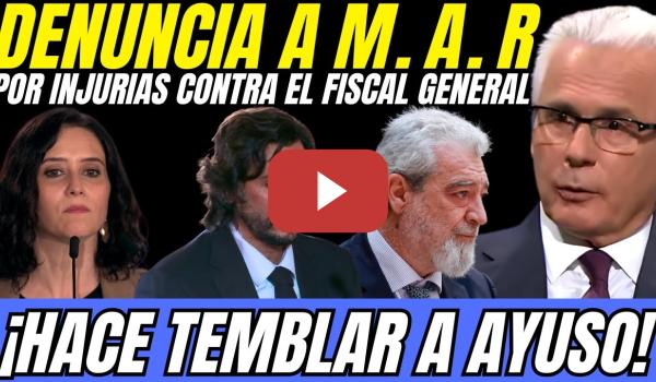 Embedded thumbnail for 💥 ¡OJO! JUEZ Garzón DENUNCIA a Miguel Ángel Rodríguez por sus INJURIAS al Fiscal General
