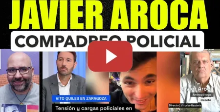 Embedded thumbnail for Javier Aroca, deslealtad policial por Vito Quiles. Si va 15 veces más a la SER,pierde las elecciones