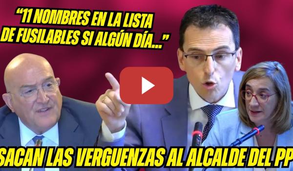 Embedded thumbnail for BRONCA en Ayuntamiento de VALLADOLID con VOX &quot;Apunten estos once FUSILABLES&quot; CACICADA del ALCALDE PP