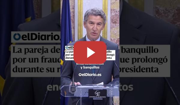 Embedded thumbnail for Feijóo se pregunta cuántos gobiernos soportarían tener en el banquillo a un familiar directo