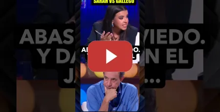 Embedded thumbnail for Sarah Santaolalla VS Javier Gállego. Abascal Oviedo. Y dale con el jarabe democrático...