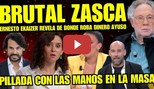 Embedded thumbnail for ¡BOMBAZO! ERNESTO EKAIZER DESCUBRE DE DÓNDE ROBA EL DINERO AYUSO PARA ÁTICOS "AYUSO AL LÍMITE"
