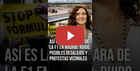 Embedded thumbnail for Así es la otra cara de la F1 en Madrid: RUIDO, posibles desalojos y PROTESTAS vecinales