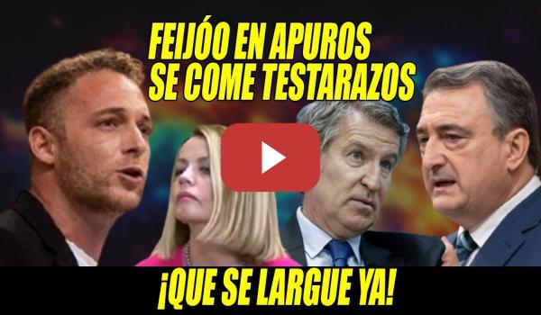 Embedded thumbnail for DESCOMUNAL REVOLCÓN a Feijóo de Aitor Estaban y Arnau Ramírez💥¡HÁGANLE ya un Casado a Feijóo!