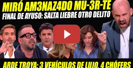 Embedded thumbnail for URGENTE: MIRÓ AM3NAZADO MU3RTE. AYUSO DELITO COHECHO VIAJE A MÉXICO. ESPERNENTO AYUSISTA ÁTICO