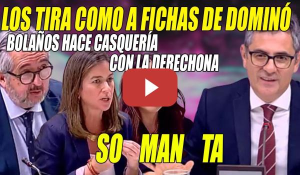 Embedded thumbnail for Bolaños hace una CASQUERÍA de FACHAS en el SENADO💢Senadores de PP-Vox ESCALDADOS por  HIPERVENTILAR