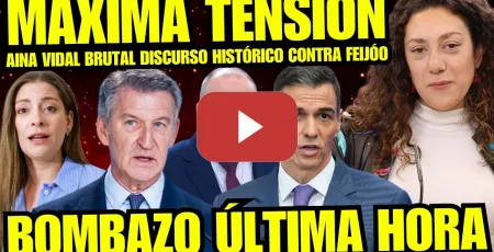 Embedded thumbnail for ¡OVACIÓN! AINA VIDAL REVIENTA MONTAJE FEIJÓO Y DESTROZA POR INÚTIL "AYUSO TRAE LA SARNA A ESPAÑA"