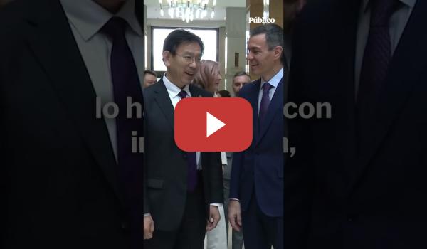 Embedded thumbnail for La reacción de PEDRO SÁNCHEZ al auto del JUEZ PEINADO durante el viaje oficial a CHINA
