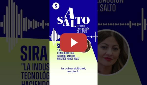 Embedded thumbnail for 🗣Sira Rego: "La industria tecnológica está haciendo caja con nuestros hijos e hijas"
