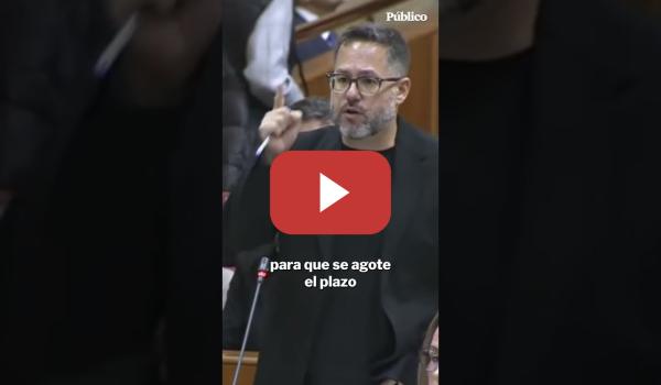 Embedded thumbnail for José Ignacio García, de Adelante Andalucía, a Moreno Bonilla: &quot;¿Qué le pasa al PP con Amama?&quot;