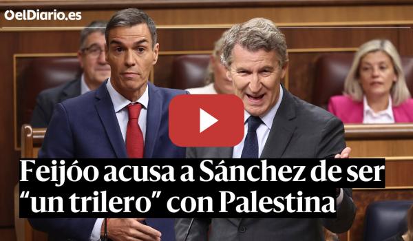 Embedded thumbnail for SESIÓN DE CONTROL | FEIJÓO llama “trilero” a SÁNCHEZ por PALESTINA cuando la ONU habla de GENOCIDIO