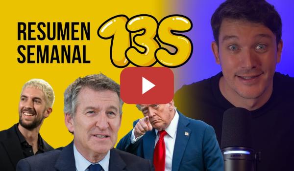 Embedded thumbnail for Mariló y Broncano, Feijóo likes fruta, Frigodedo, fosas y Charlie Kirk #ResumenSemanal 135