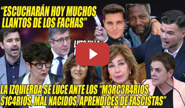 Embedded thumbnail for SE CORONAN Rufián, Serna, López y Aizpurua💥 ENVÍAN a TOMAR x SACO a la FACHOSFERA FUERA del Congreso