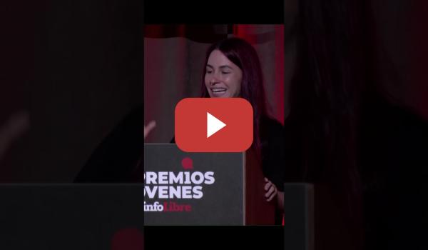 Embedded thumbnail for Júlia Salander recibe el Premio Joven infoLibre a la Igualdad