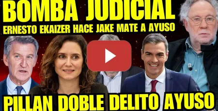Embedded thumbnail for ¡ATENCIÓN! ERNESTO EKAIZER PILLA CON PRUEBAS DOBLE DELITO A AYUSO "AUMENTAN LOS AÑOS DE PRISIÓN"