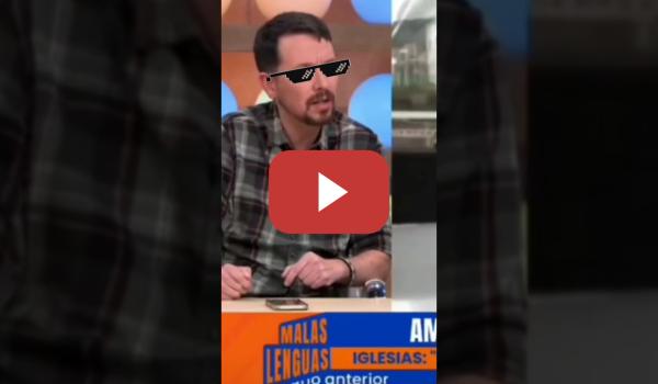 Embedded thumbnail for Pablo Iglesias le da un zasca a un lamebotas de Amancio Ortega en Malas Lenguas
