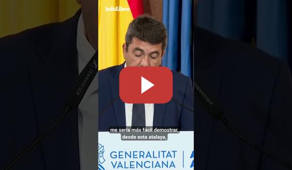 Embedded thumbnail for Mazón dimite como president de la Generalitat y pide a Vox que apoye a un nuevo candidato del PP