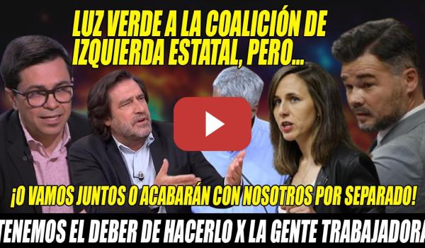 Embedded thumbnail for LUZ VERDE al FRENTE de IZQUIERDAS⭐&quot;Tenemos el DEBER de HACERLO x la clase TRABAJADORA!⭐Pisarello