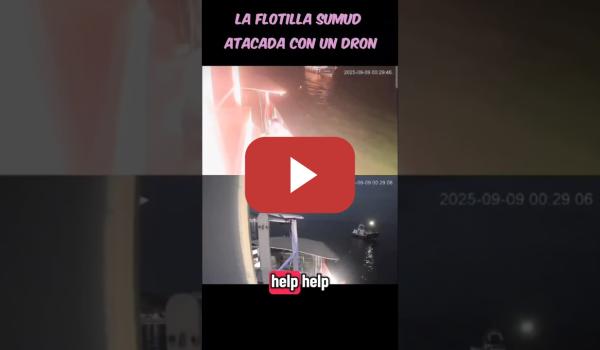 Embedded thumbnail for El barco de Greta Thunberg de la Flotilla Sumud atacado por un dron en Túnez #gretathunberg #israel